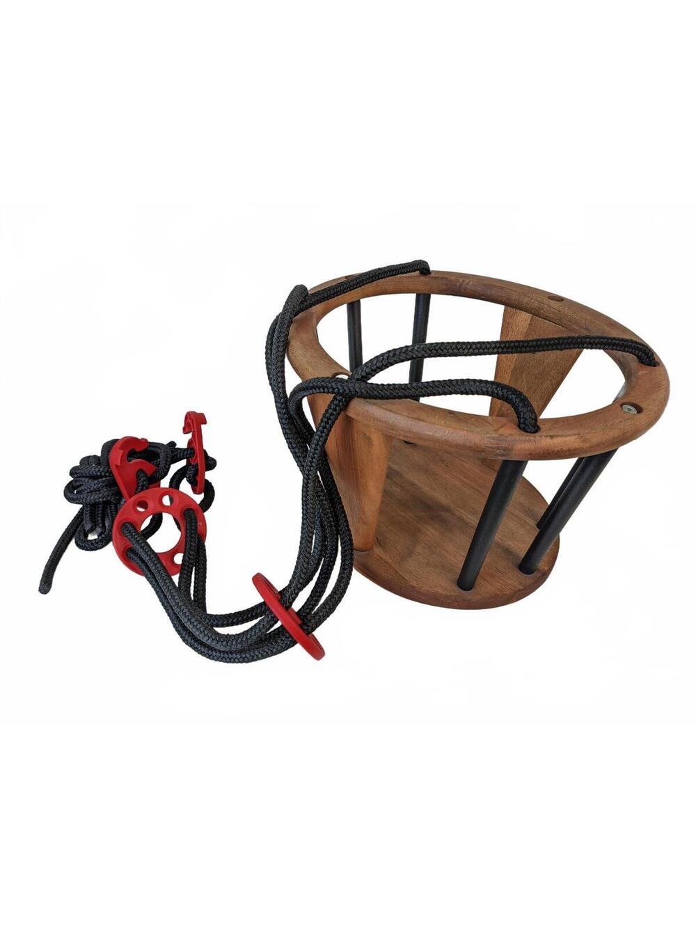 IKEA 400.410.46 Toddler Swing Seat Malaysia Wood Baby Bucket Boho Flower Plant